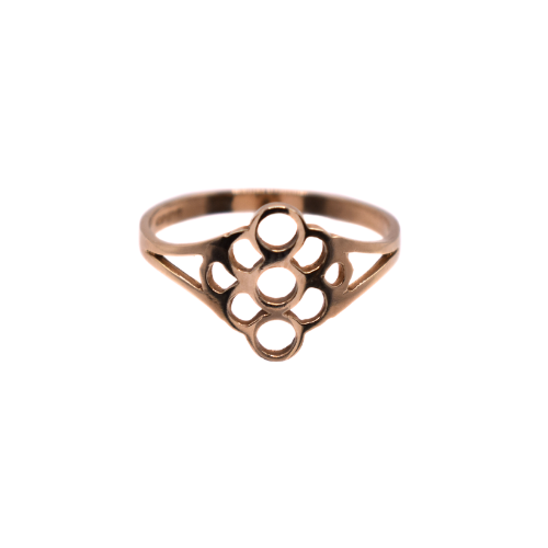 Open Daisy Ring In 9ct Yellow Gold