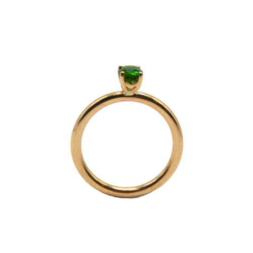 9ct Yellow Gold Oval Cut Tourmaline Ring