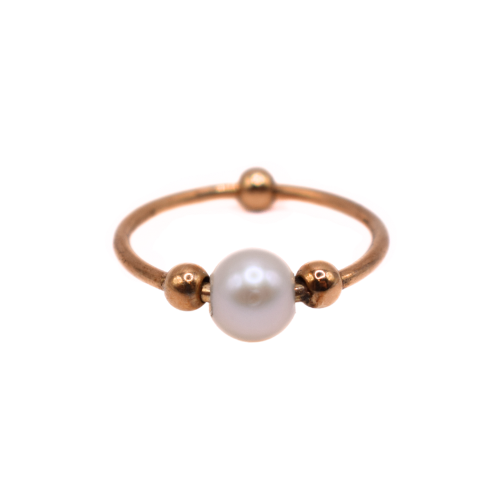 Pearl Dress Ring In 9ct Yellow Gold