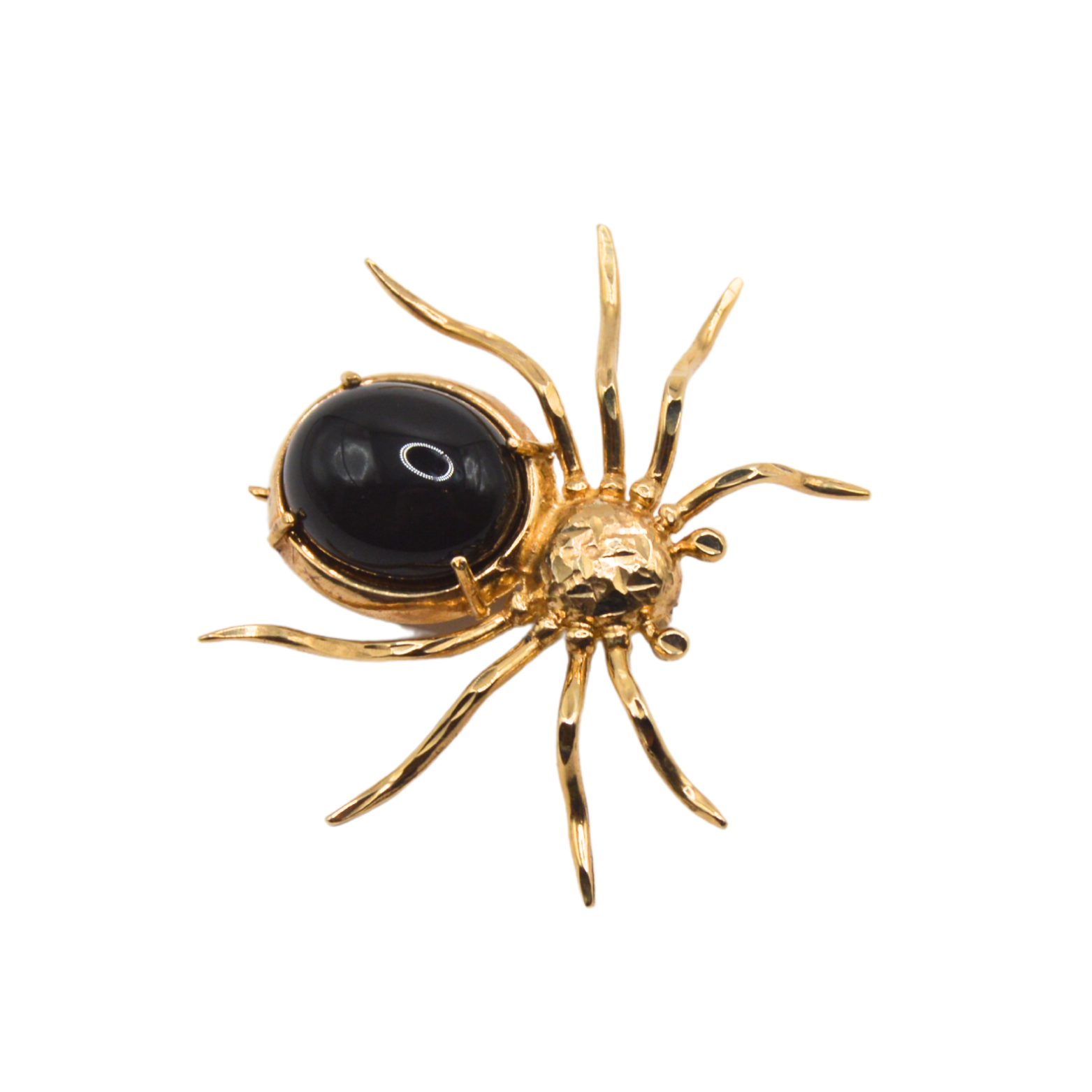 Spider Brooch In 9ct Yellow Gold