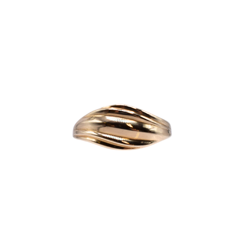 Wave Dress Ring In 9ct Yellow Gold