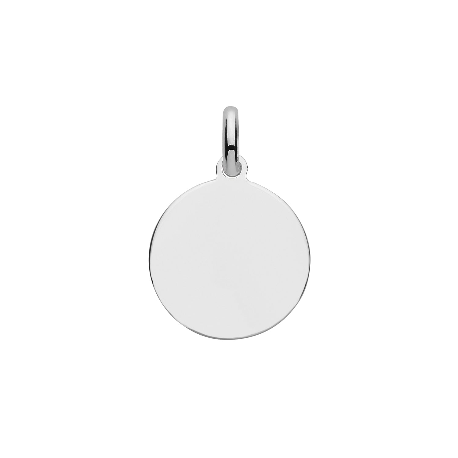 Disc Pendants In Silver